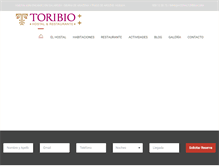 Tablet Screenshot of hostaltoribio.com